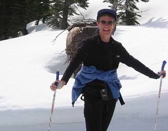 Mary on the trail