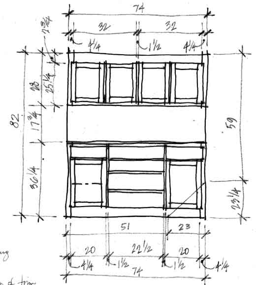 dining room casework