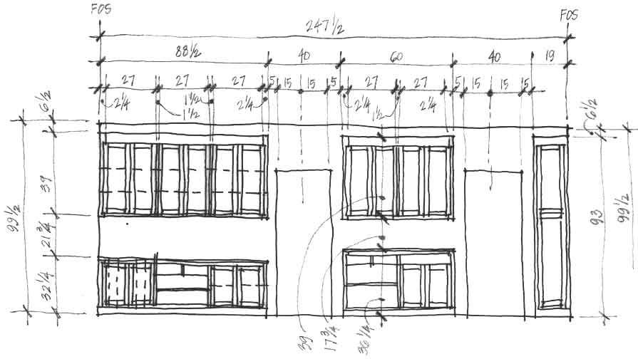 cabinets on the west side